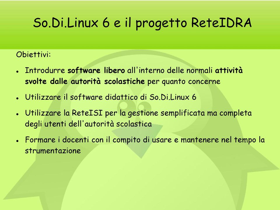 attività svolte dalle autorità scolastiche per quanto concerne Utilizzare il software didattico di