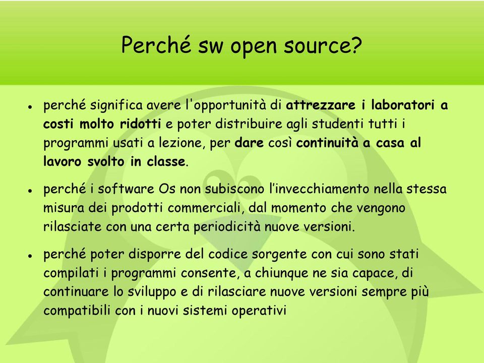 dare così continuità a casa al lavoro svolto in classe.