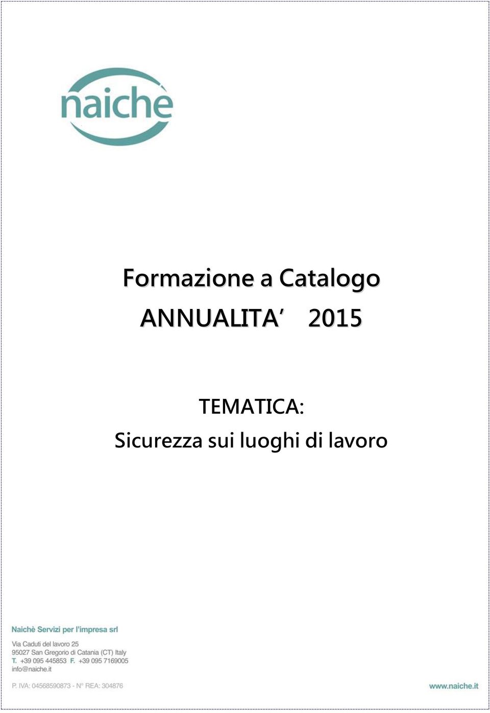 2015 TEMATICA: