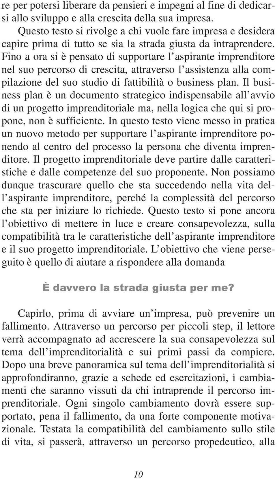 Fino a ora si è pensato di supportare l aspirante imprenditore nel suo percorso di crescita, attraverso l assistenza alla compilazione del suo studio di fattibilità o business plan.