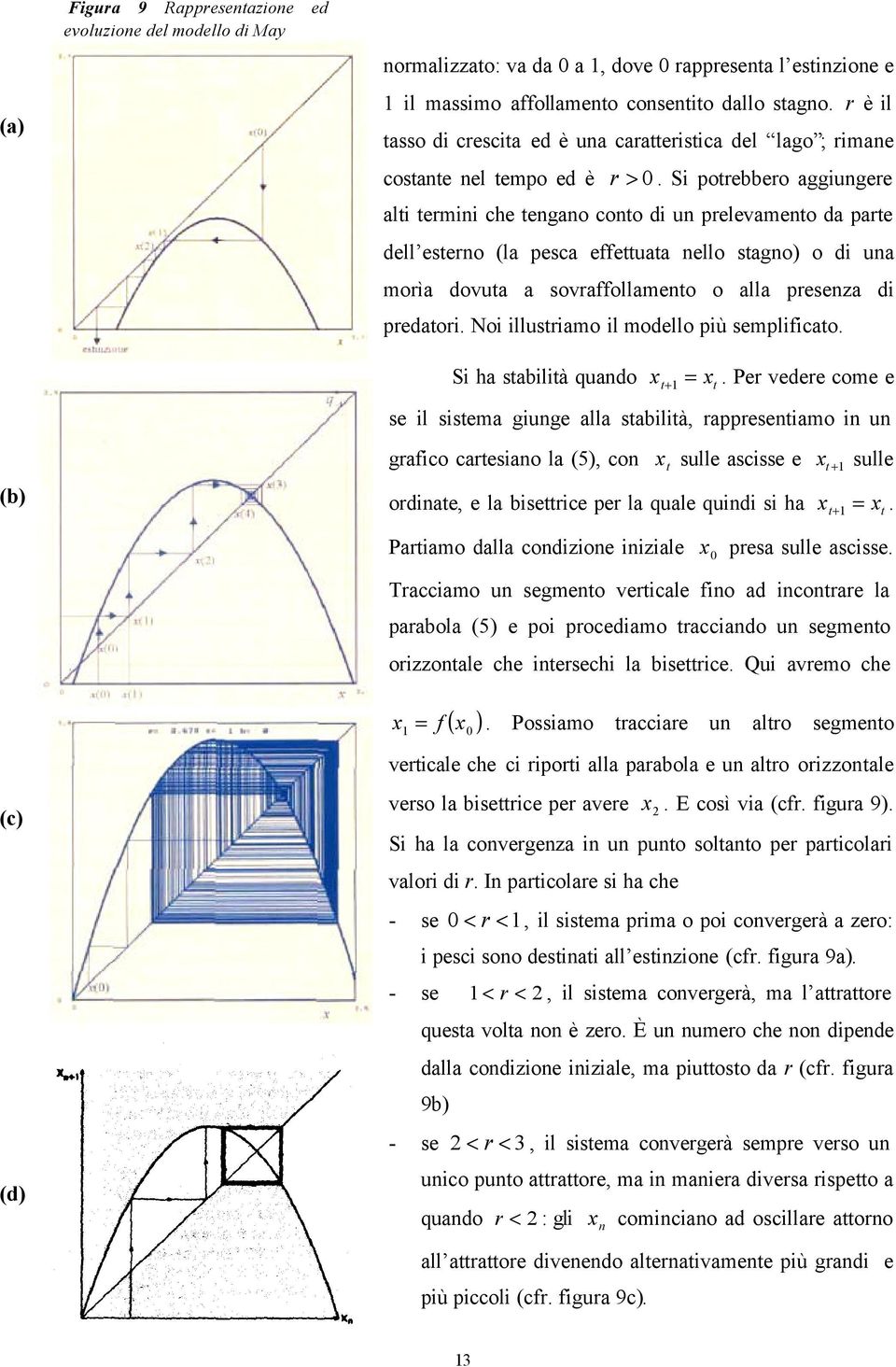 Si potrebbero aggiungere alti termini che tengano conto di un prelevamento da parte dell esterno (la pesca effettuata nello stagno) o di una morìa dovuta a sovraffollamento o alla presenza di