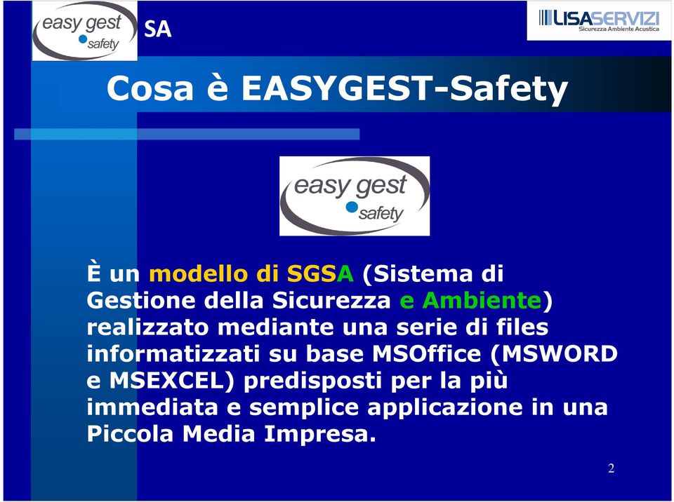 informatizzati su base MSOffice (MSWORD e MSEXCEL) predisposti per