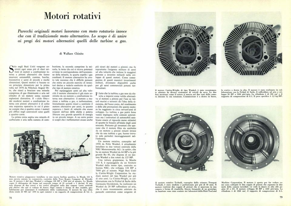 locomotive e aerei di piccole e medie dimensioni.