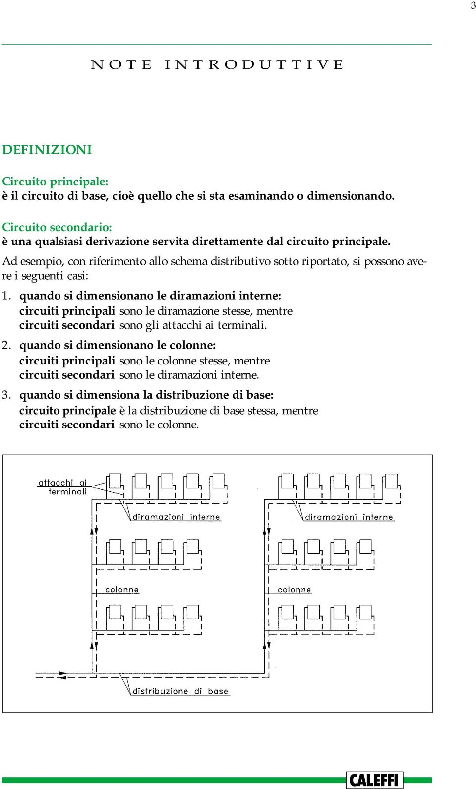 Ad esempio, con riferimento allo schema distributivo sotto riportato, si possono avere i seguenti casi: 1.