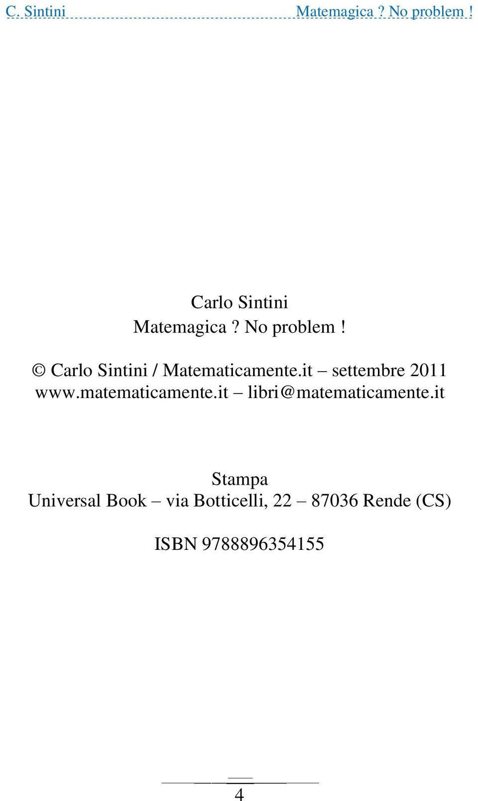 matematicamente.it libri@matematicamente.