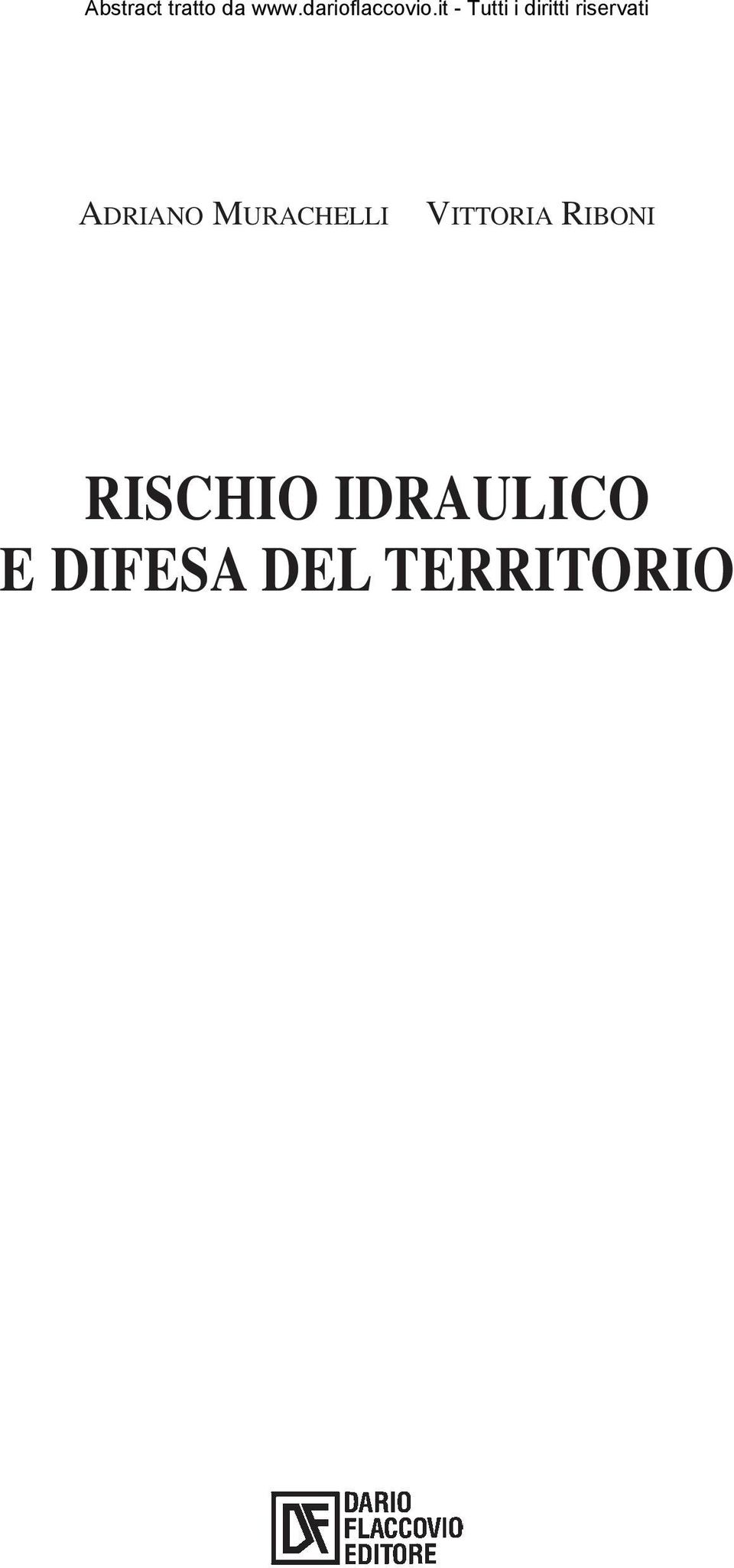 RISCHIO IDRAULICO