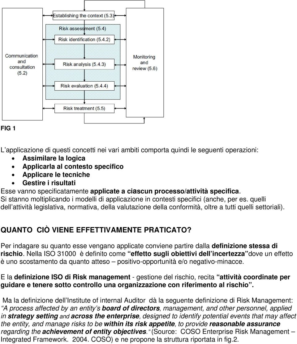 quelli dell attività legislativa, normativa, della valutazione della conformità, oltre a tutti quelli settoriali). QUANTO CIÒ VIENE EFFETTIVAMENTE PRATICATO?