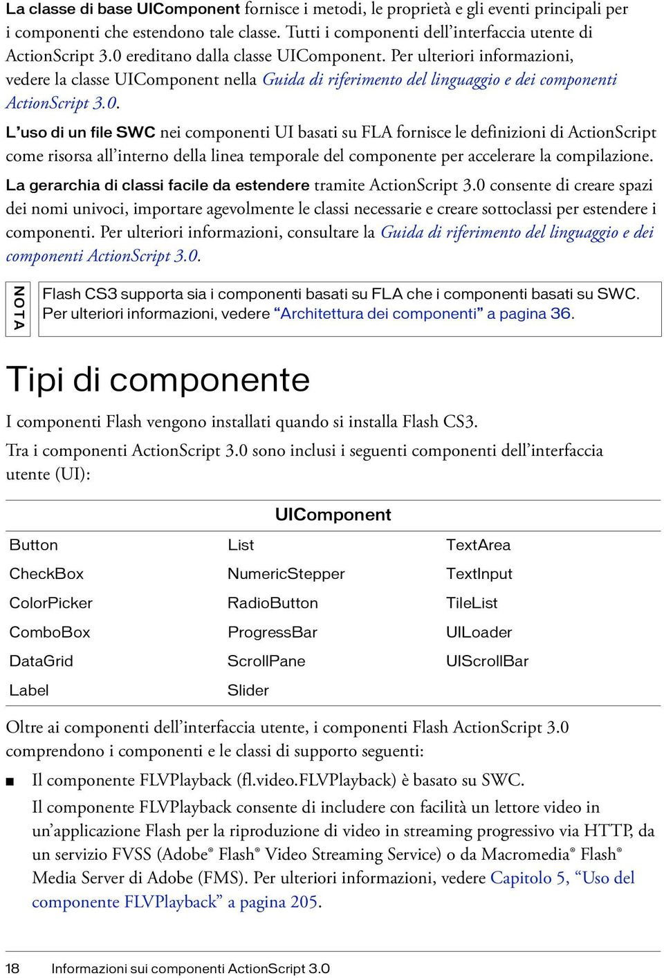 La gerarchia di classi facile da estendere tramite ActionScript 3.