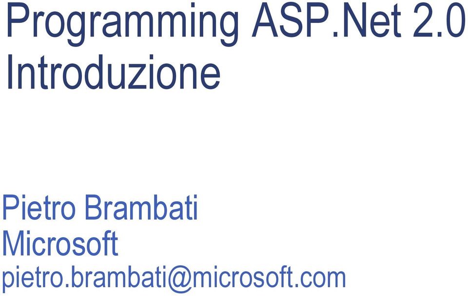 Brambati Microsoft