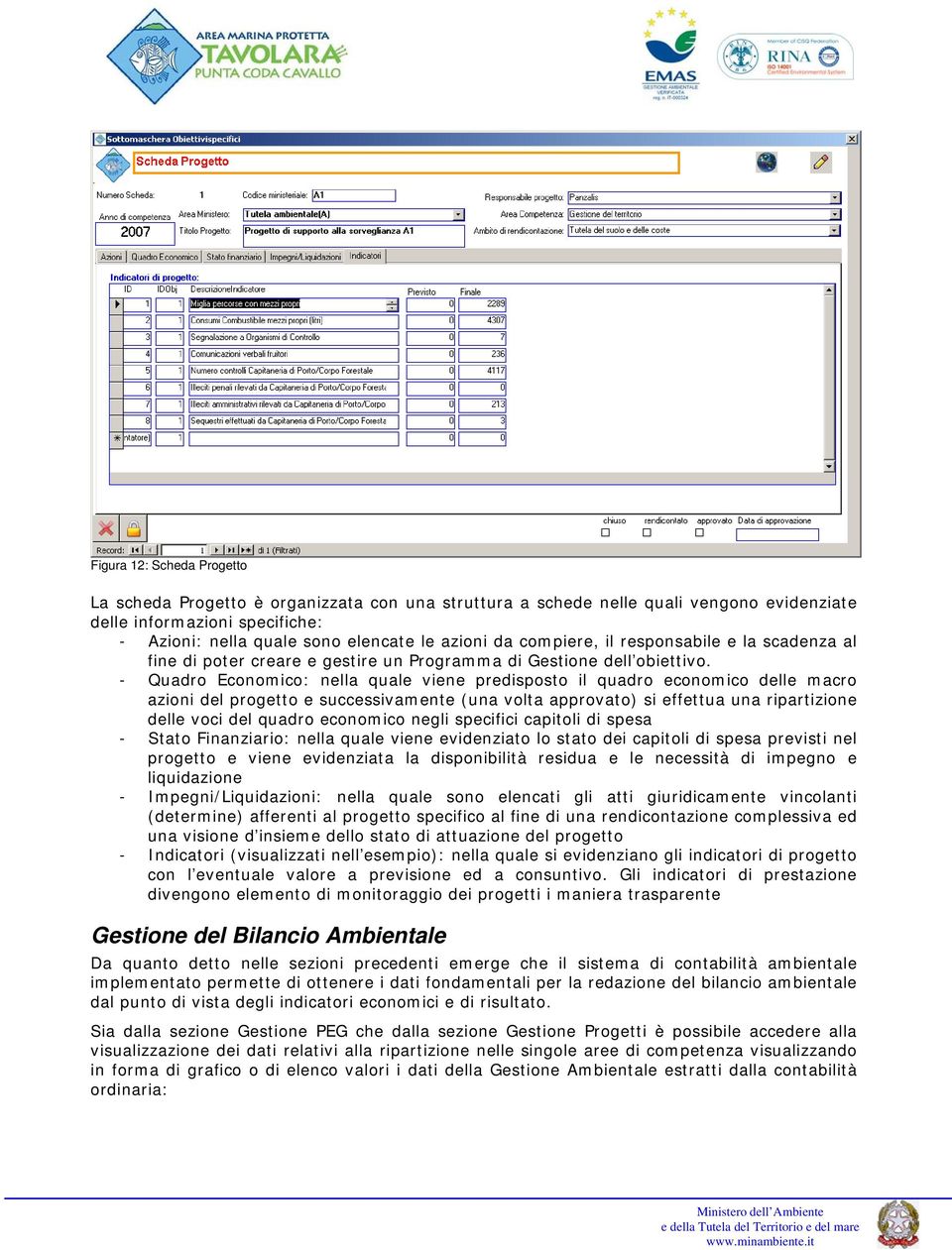 - Quadro Economico: nella quale viene predisposto il quadro economico delle macro azioni del progetto e successivamente (una volta approvato) si effettua una ripartizione delle voci del quadro