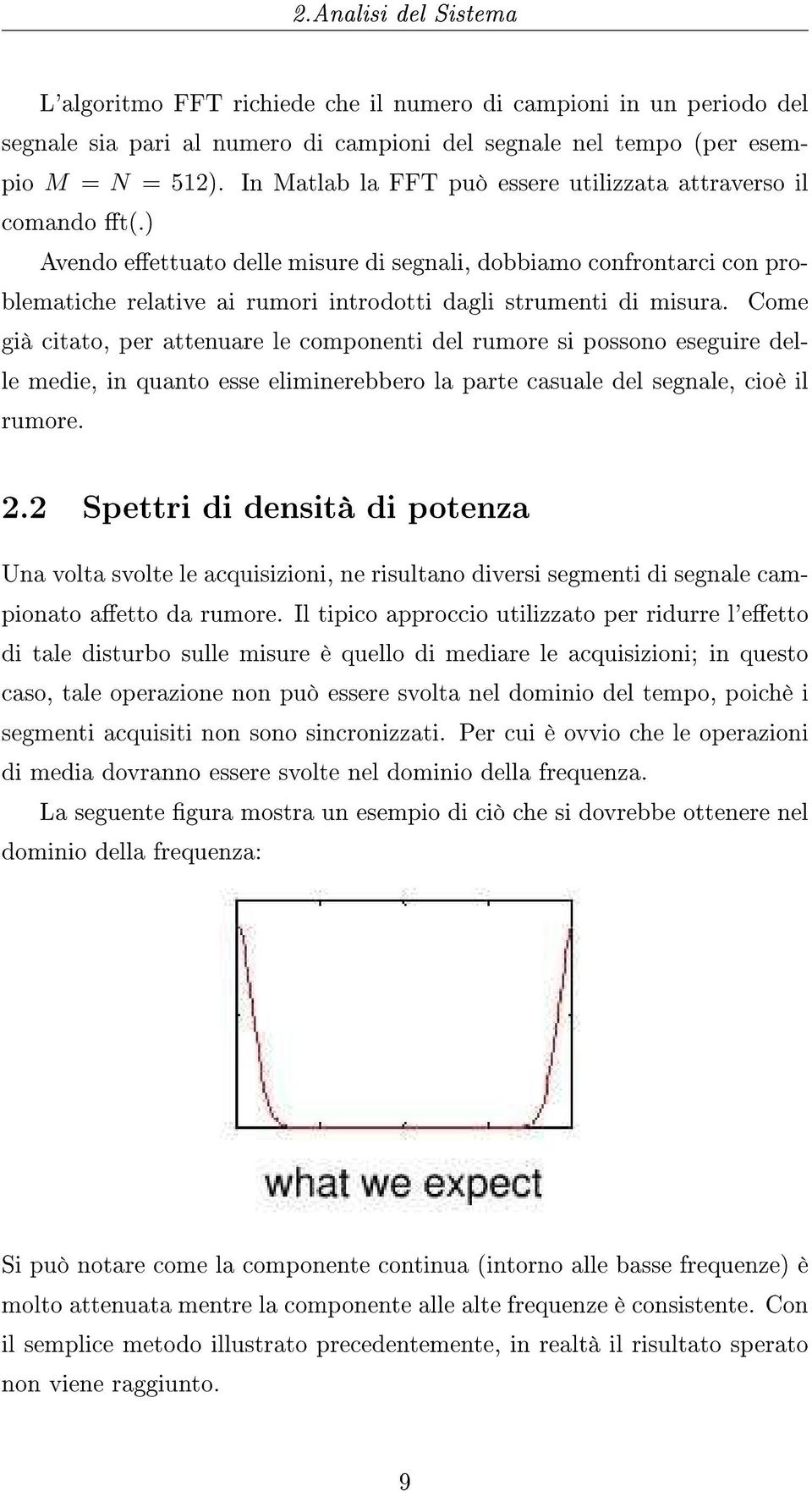 ) Avendo eettuato delle misure di segnali, dobbiamo confrontarci con problematiche relative ai rumori introdotti dagli strumenti di misura.