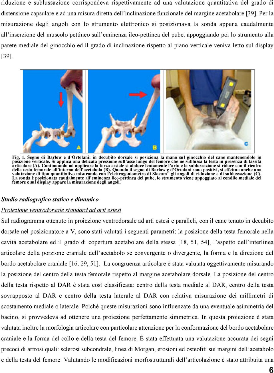 lo strumento alla parete mediale del ginocchio ed il grado di inclinazione rispetto al piano verticale veniva letto sul display [39]. Fig. 1.