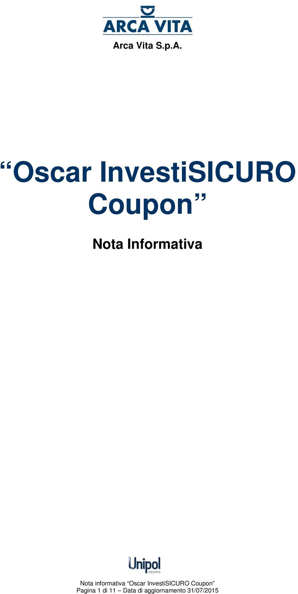 informativa Oscar InvestiSICURO