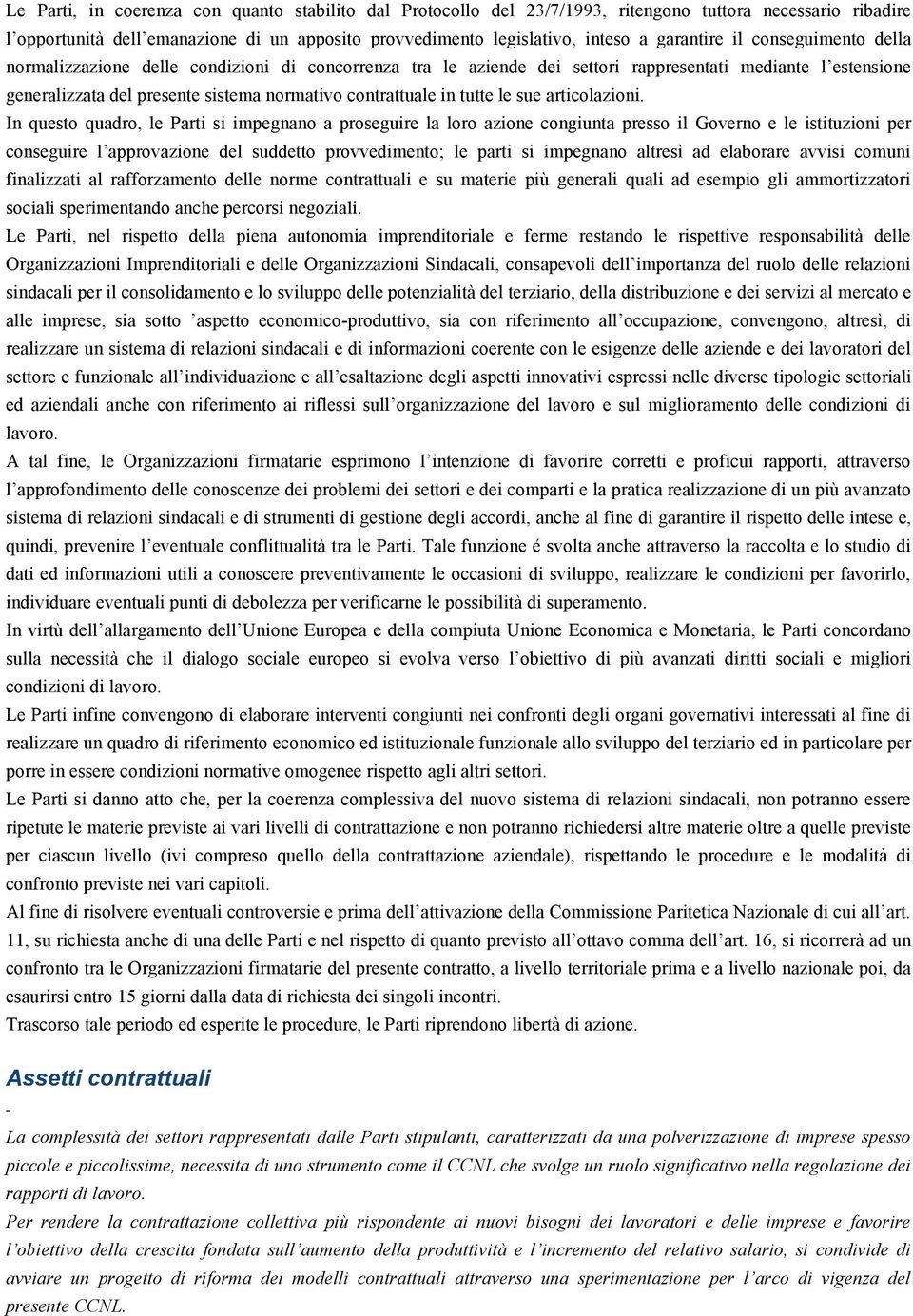 contrattuale in tutte le sue articolazioni.