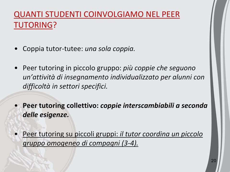 per alunni con difficoltà in settori specifici.