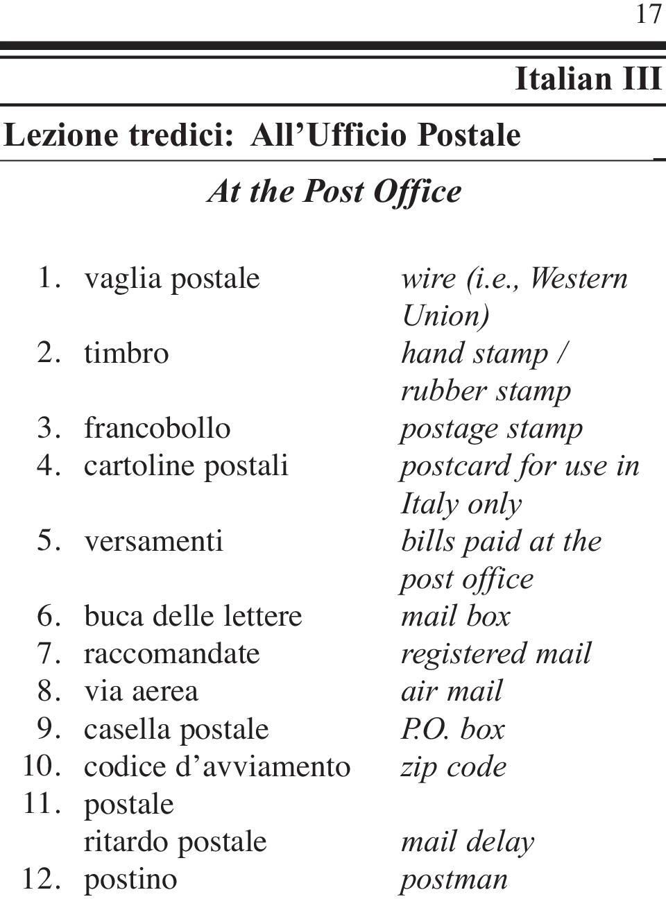 hand stamp / rubber stamp francobollo postage stamp cartoline postali postcard for use in Italy only