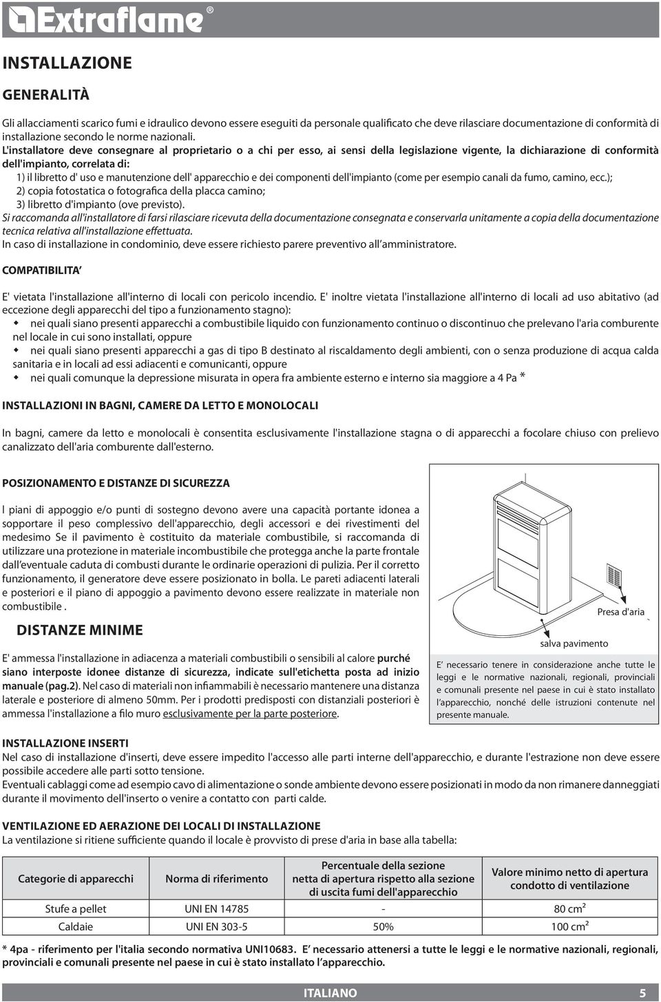 L'installatore deve consegnare al proprietario o a chi per esso, ai sensi della legislazione vigente, la dichiarazione di conformità dell'impianto, correlata di: 1) il libretto d' uso e manutenzione