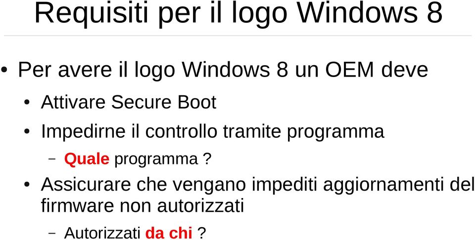 tramite programma Quale programma?