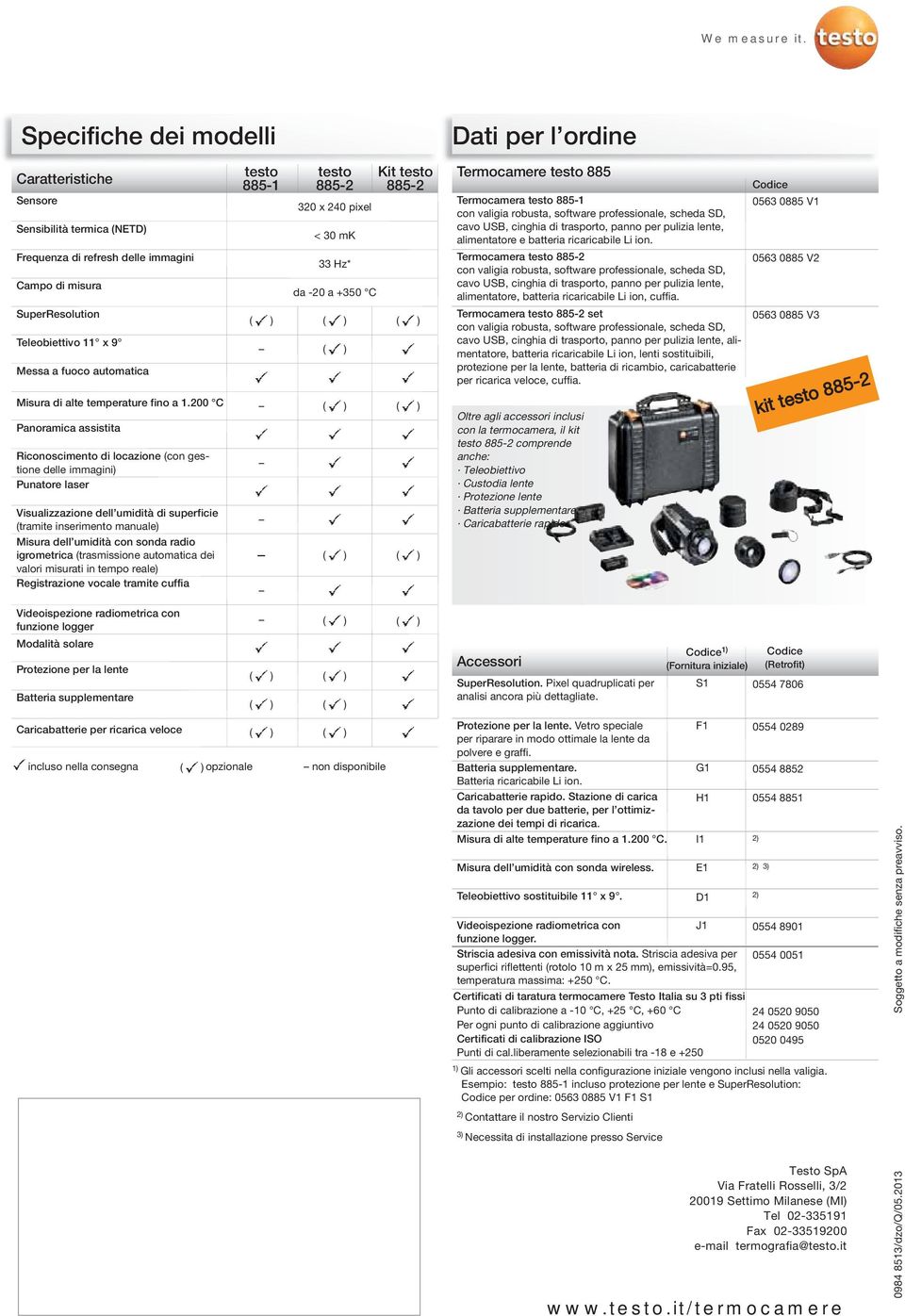 automatica Misura di alte temperature fino a 1.