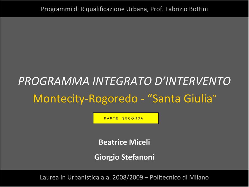 Montecity Rogoredo Santa Giulia Beatrice Miceli