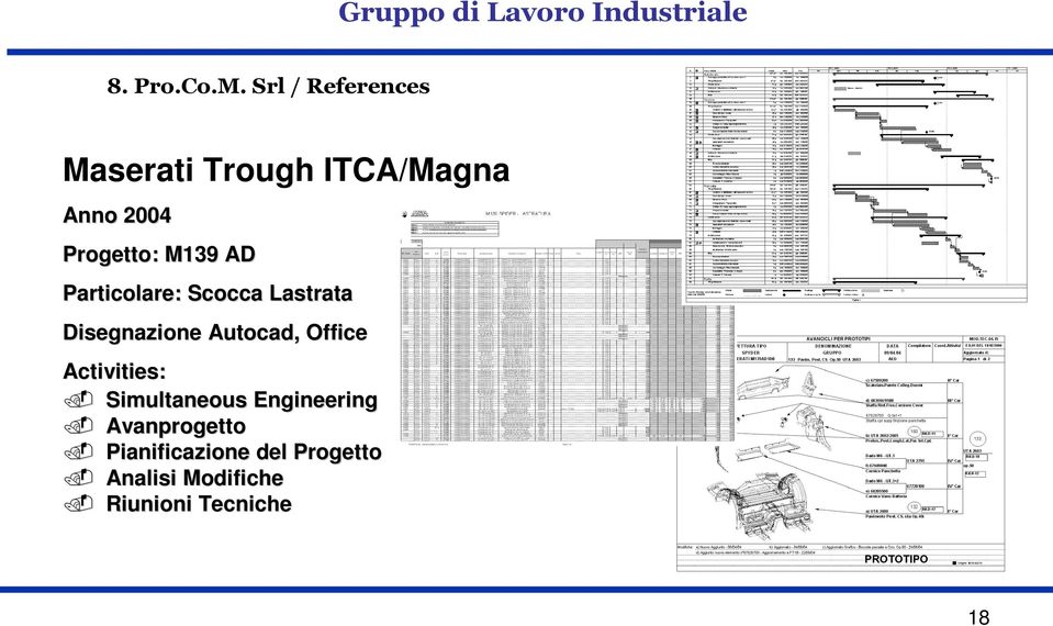 M139 AD Particolare: Scocca Lastrata Disegnazione Autocad,,