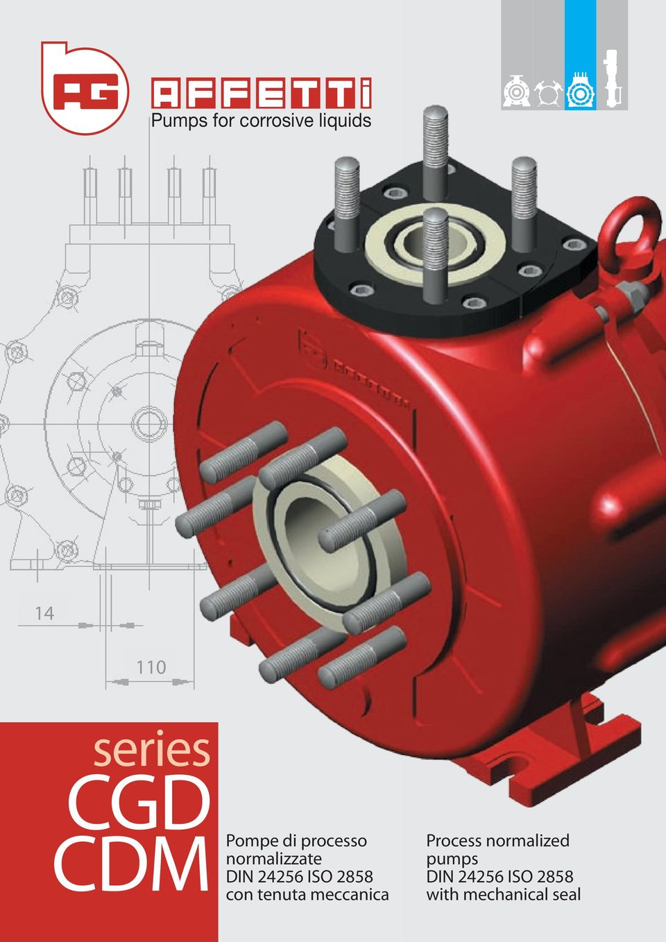 ISO 25 con tenuta meccanica Process