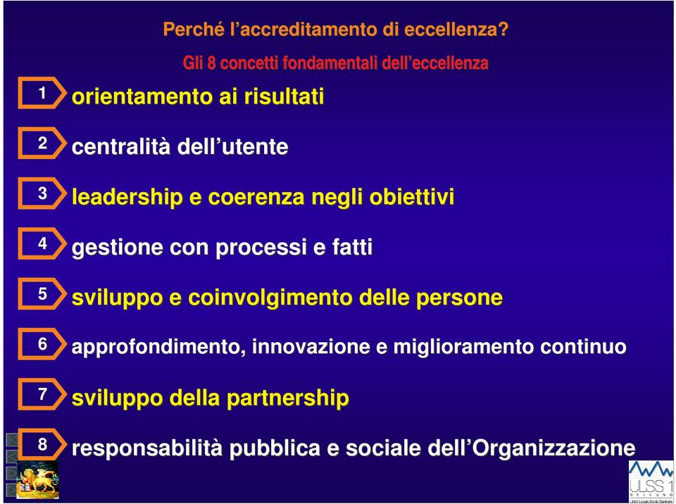 utente leadership e coerenza negli obiettivi gestione con processi e fatti sviluppo e coinvolgimento