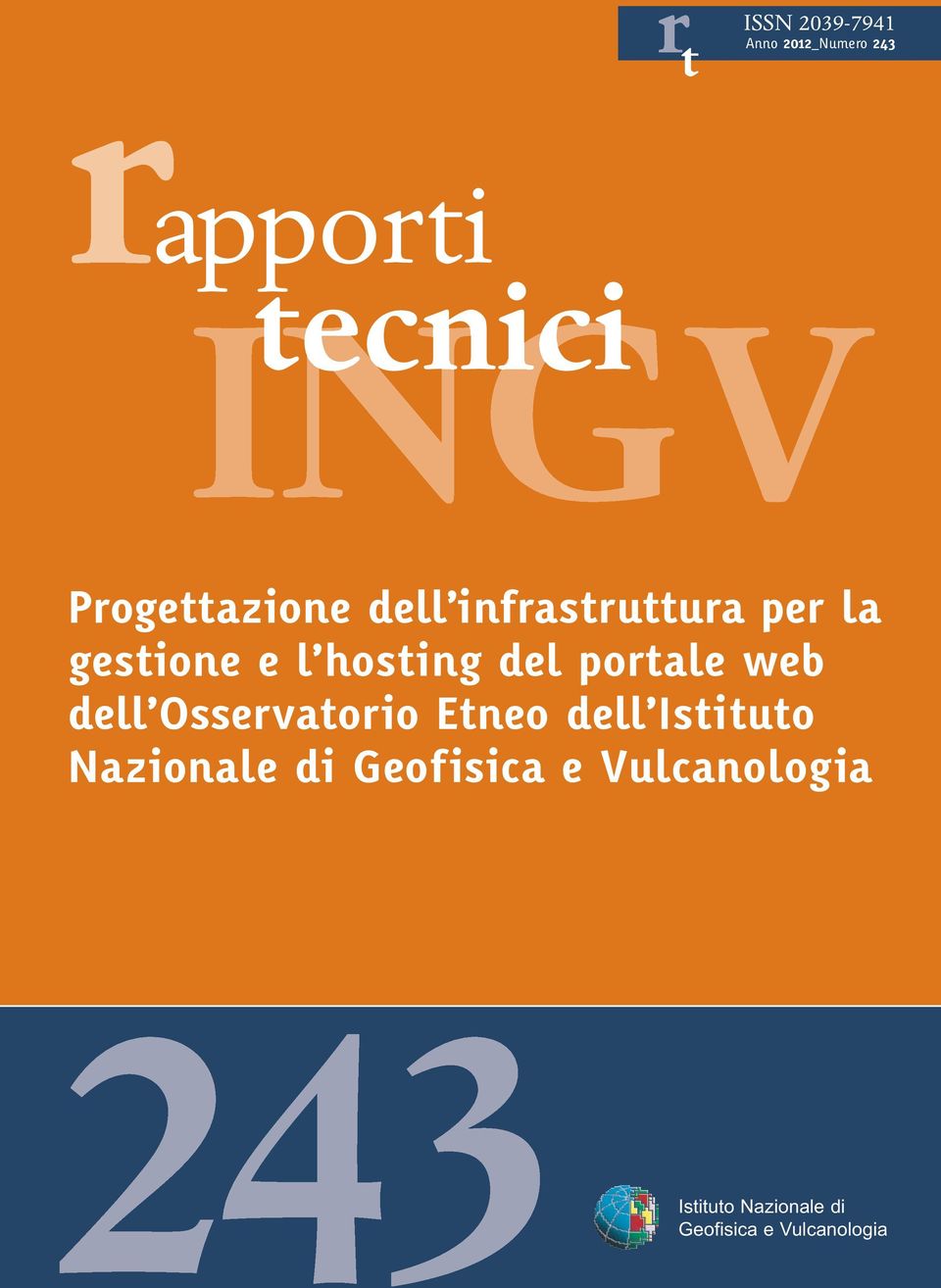 del portale web dell Osservatorio Etneo dell Istituto Nazionale