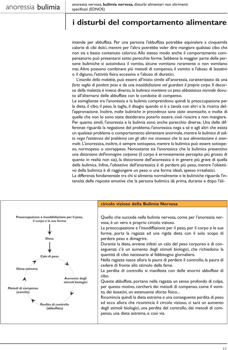 Allo stesso modo anche il comportamento compensatorio può presentarsi sotto parecchie forme.