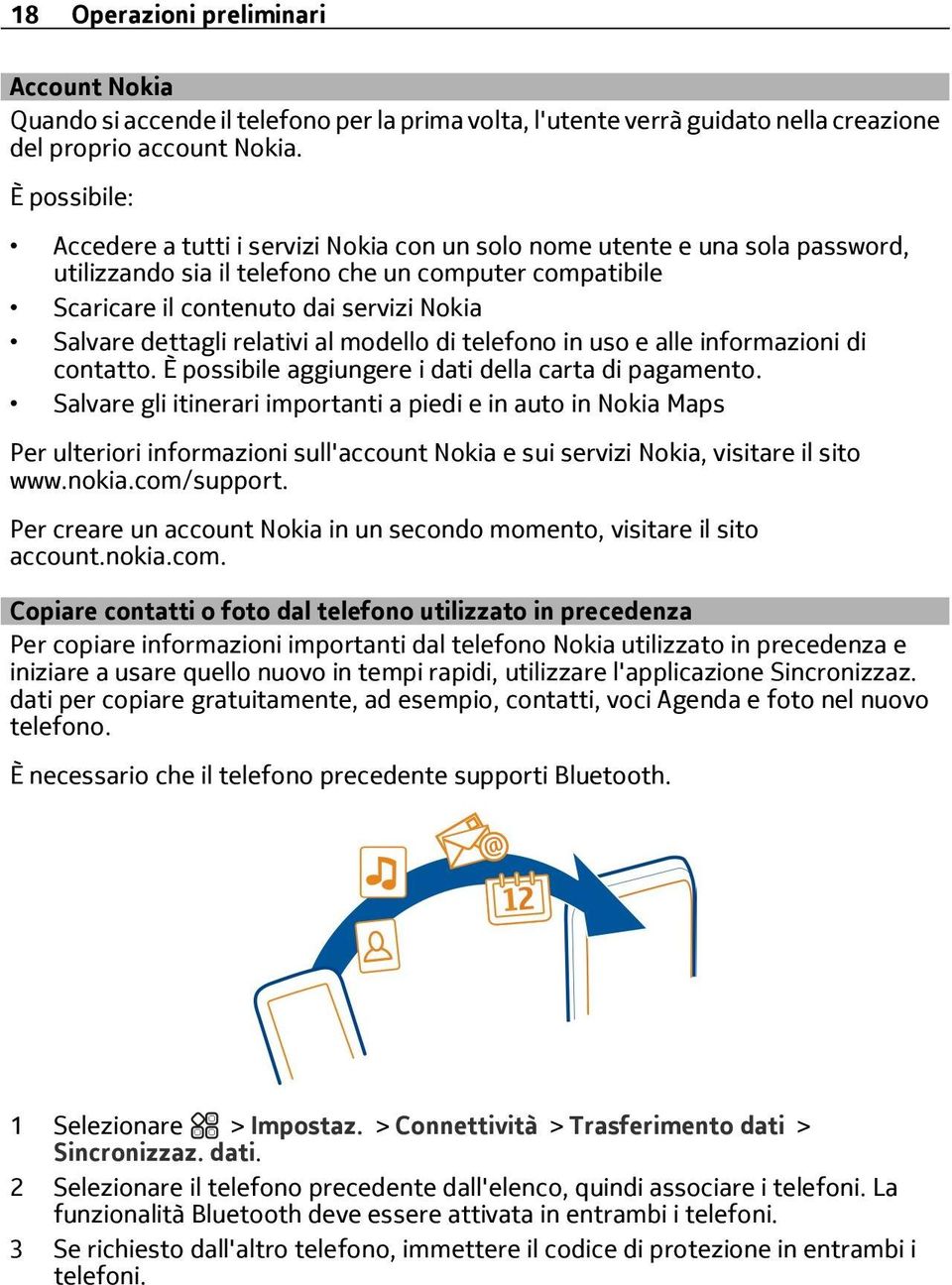 dettagli relativi al modello di telefono in uso e alle informazioni di contatto. È possibile aggiungere i dati della carta di pagamento.