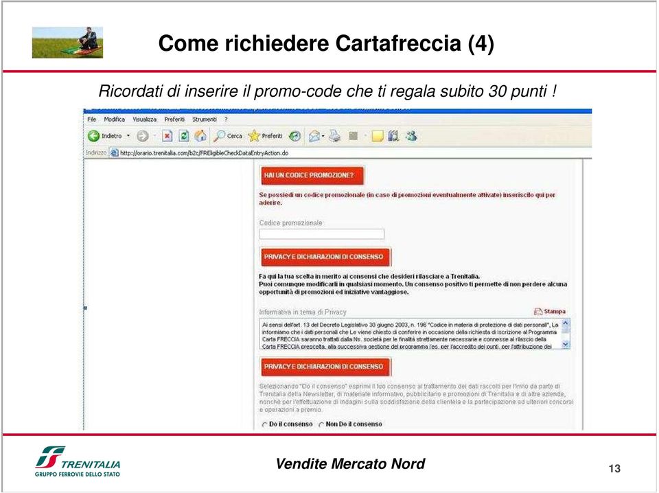 Ricordati di inserire il