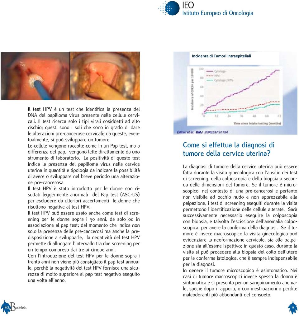 Il test HPV può essere usato anche come test di screening per le donne sopra i 30 anni, da solo od in associazione al pap test; dal momento che indica non solo la presenza delle pre-cancerosi ma