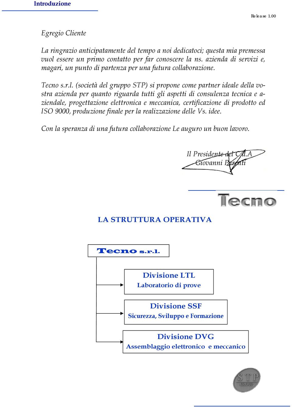 aborazione. Tecno s.r.l.