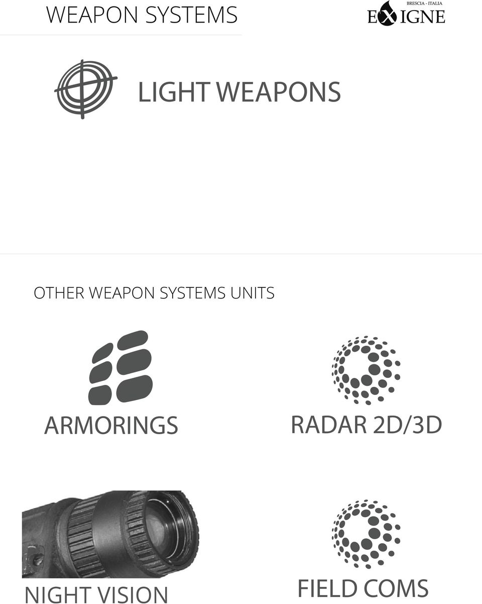 SYSTEMS UNITS ARMORINGS