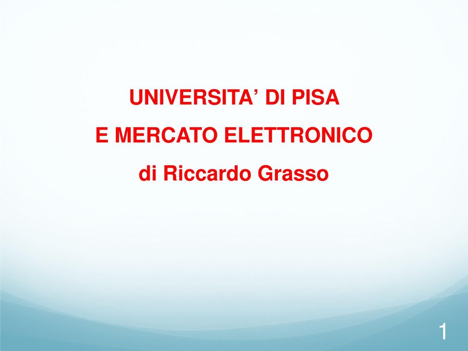 ELETTRONICO di