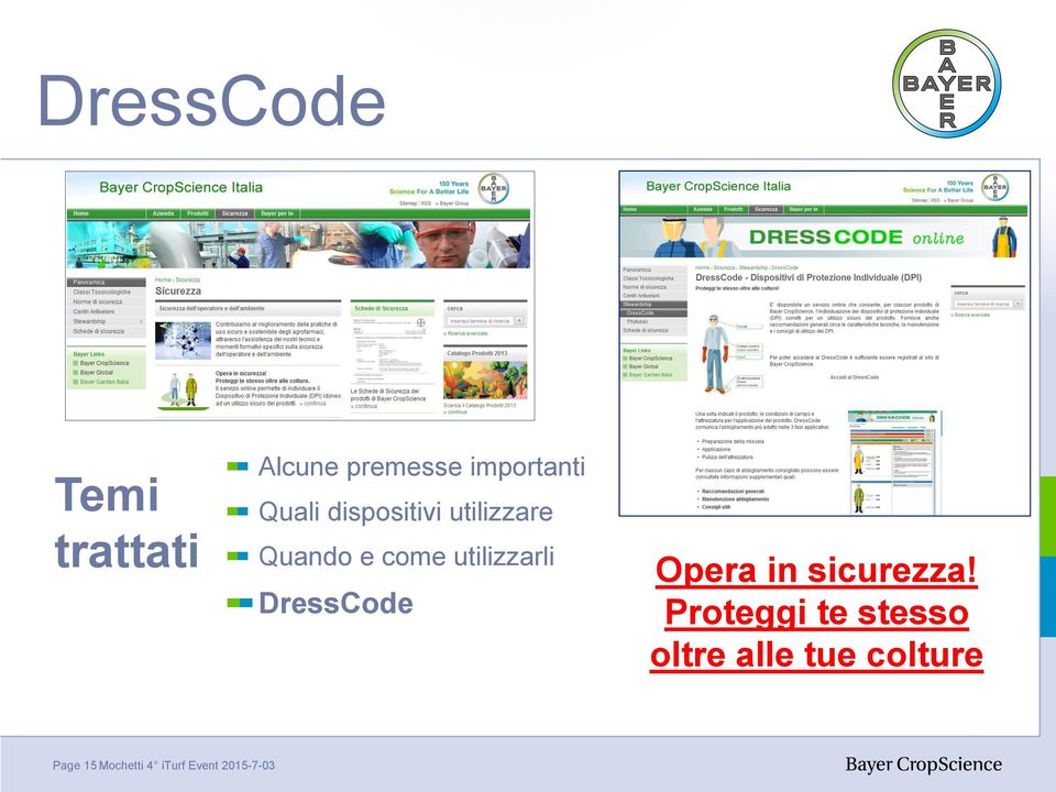 DressCode Opera in sicurezza!