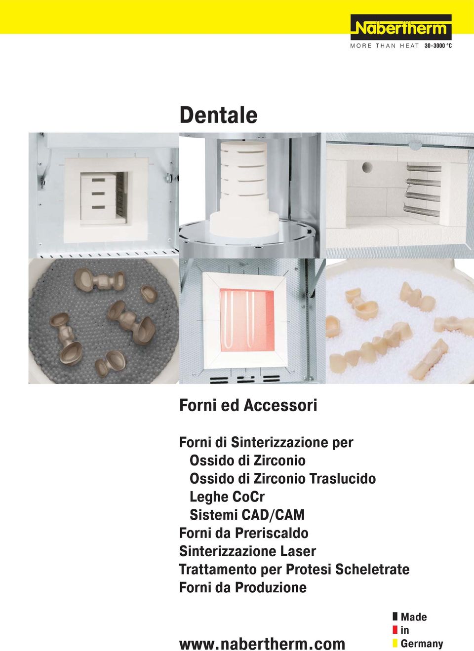 Forni da Preriscaldo Sinterizzazione Laser Trattamento per Protesi