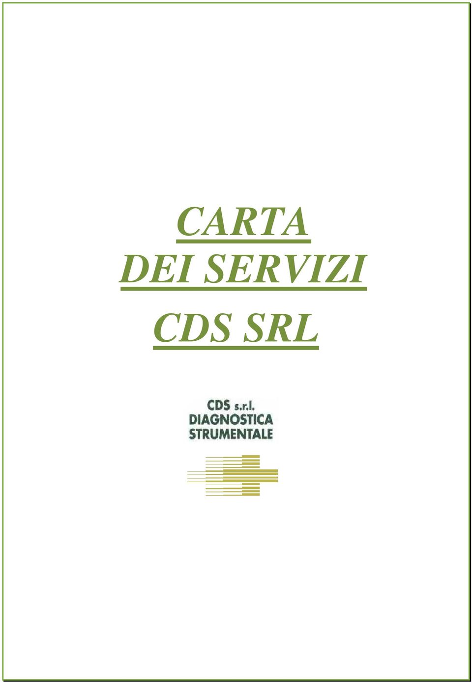 CDS SRL