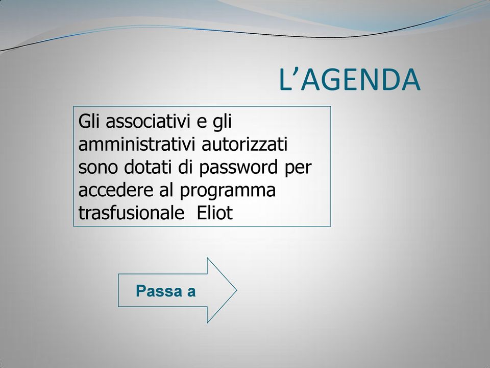 dotati di password per accedere