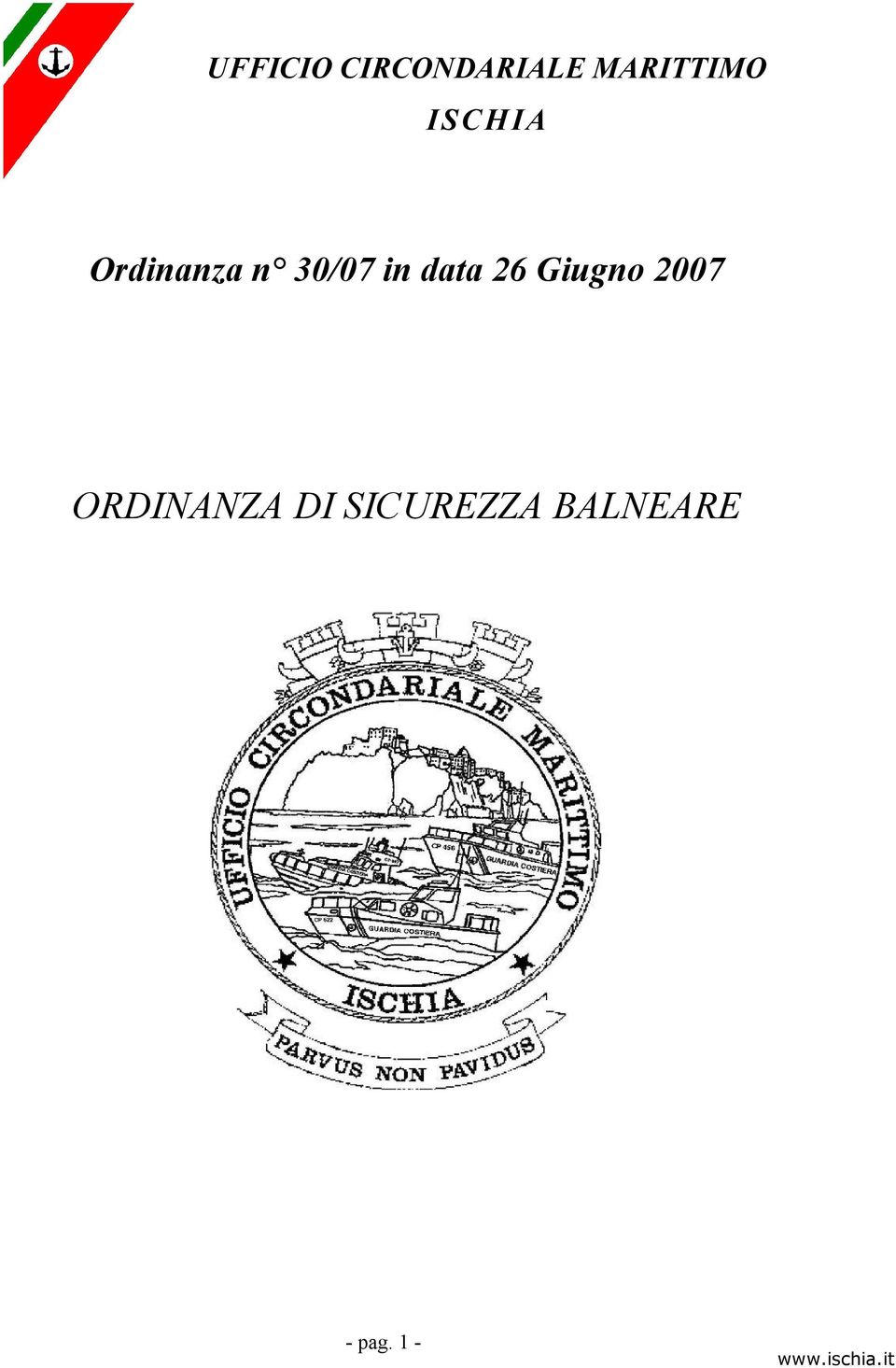 30/07 in data 26 Giugno 2007