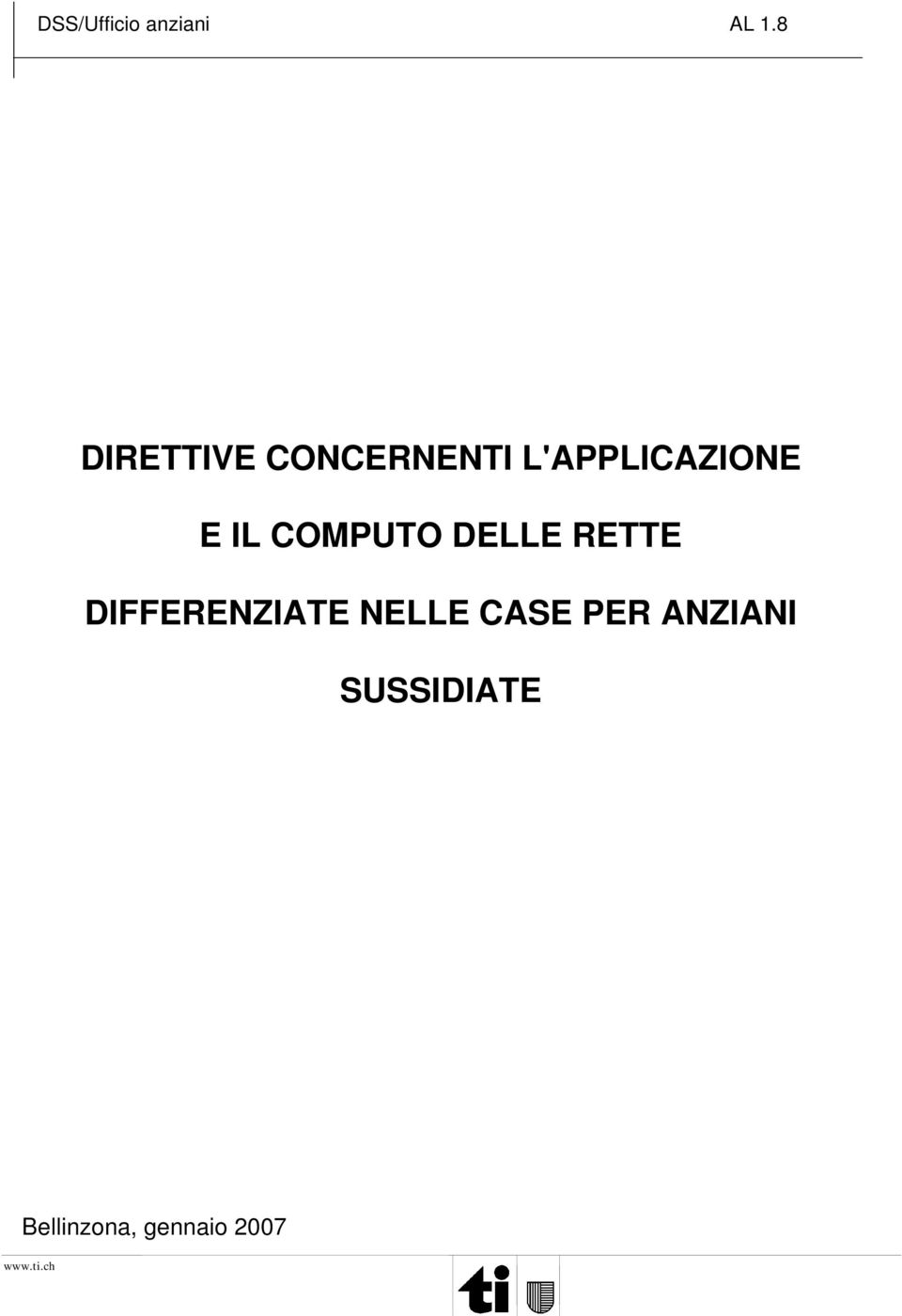 IL COMPUTO DELLE RETTE DIFFERENZIATE