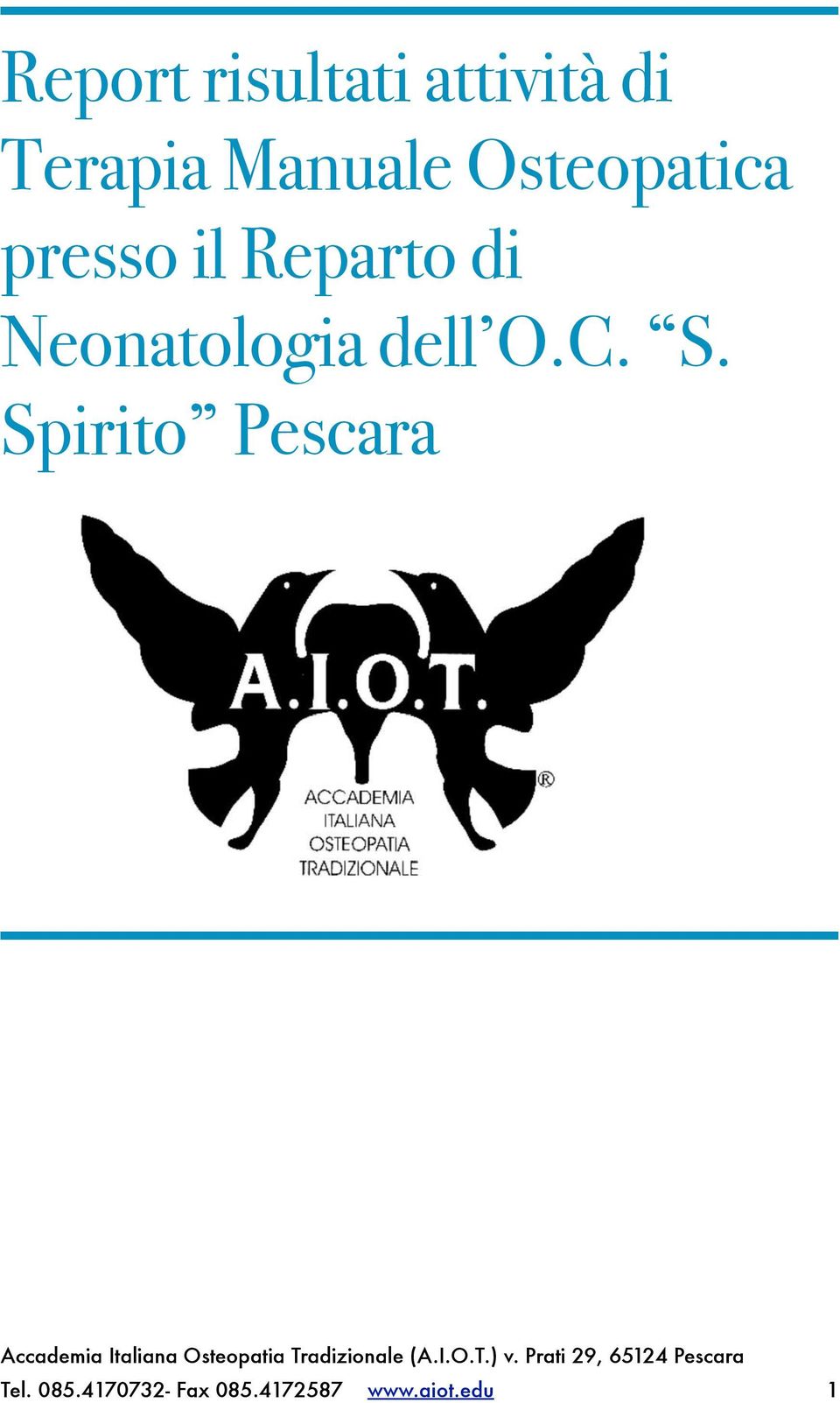 Neonatologia dell O.C. S.