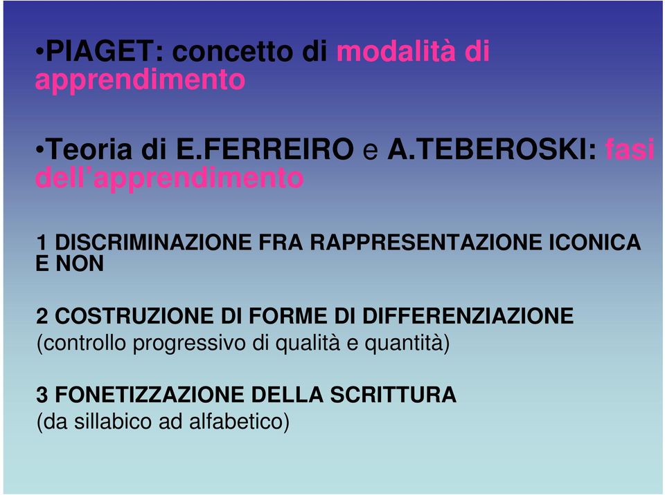 ICONICA E NON 2 COSTRUZIONE DI FORME DI DIFFERENZIAZIONE (controllo