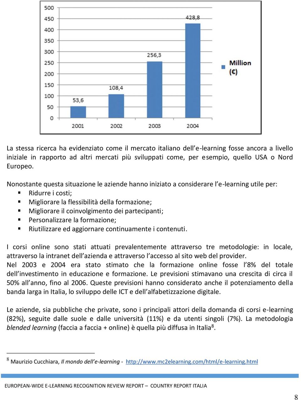 partecipanti; Personalizzare la formazione; Riutilizzare ed aggiornare continuamente i contenuti.