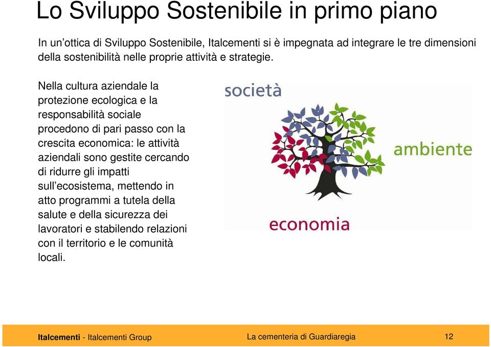 Nella cultura aziendale la protezione ecologica e la responsabilità sociale procedono di pari passo con la crescita economica: le attività aziendali