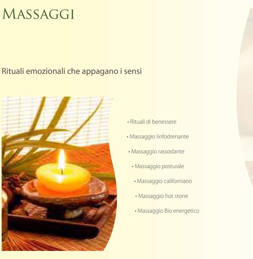 Massaggio rassodante Massaggio posturale Massaggio