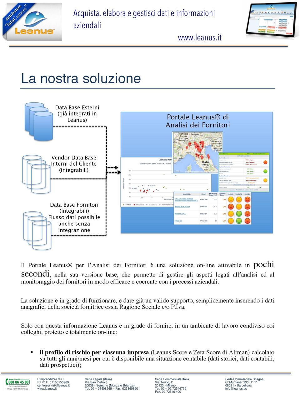 legati all analisi ed al monitoraggio dei fornitori in modo efficace e coerente con i processi.