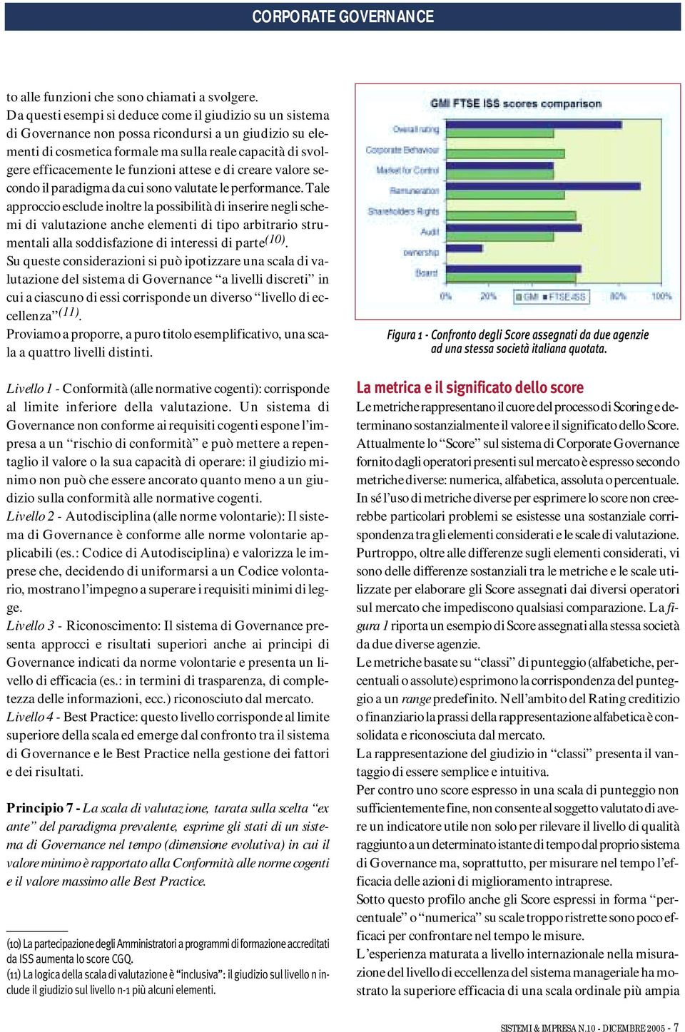 funzioni attese e di creare valore secondo il paradigma da cui sono valutate le performance.