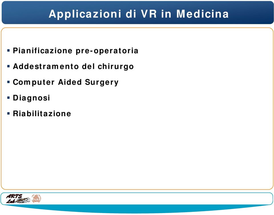 Addestramento del chirurgo