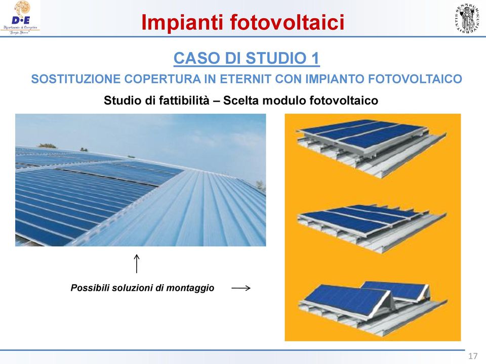 Studio di fattibilità Scelta modulo